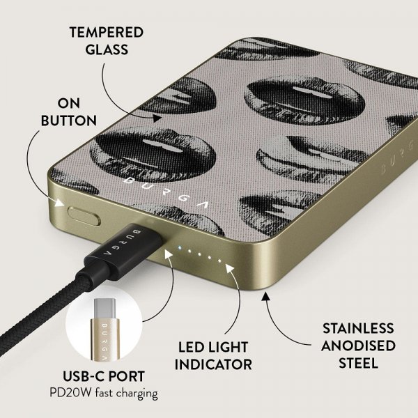 Burga Powerbank MagSafe 5000 mAh Next Mistake Gold