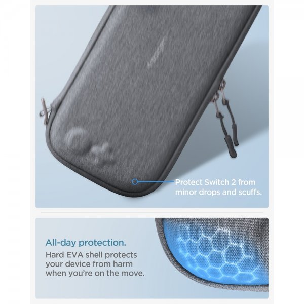 Spigen Nintendo Switch 2 Fodral Klasden Pouch Charcoal Gray