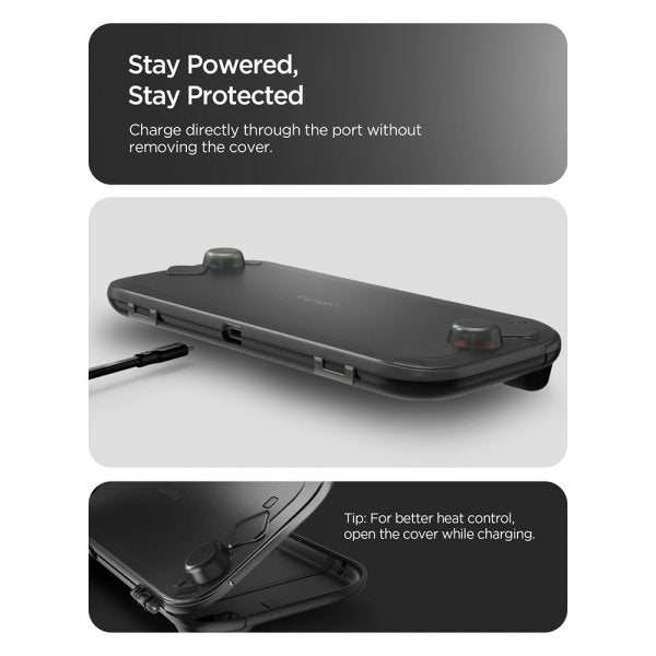 Spigen Nintendo Switch 2 Kotelo Thin Fit 360 Musta