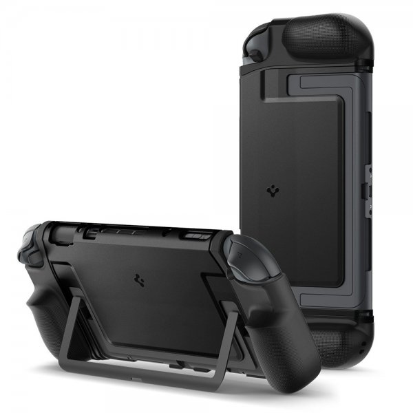 Spigen Nintendo Switch 2 -kuori, kaksoiskahva, musta