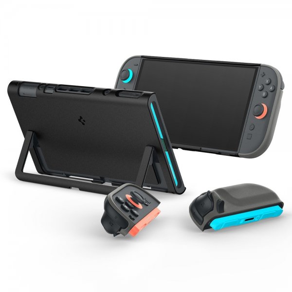 Spigen Nintendo Switch 2 -kuori Nano Pop Black Sesame