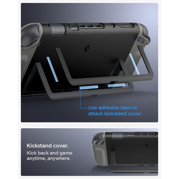 Spigen Nintendo Switch 2 -kuori Nano Pop Black Sesame