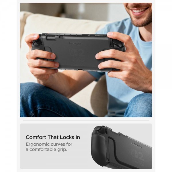 Spigen Nintendo Switch 2 Suojakuori Ultra Hybrid Frost Black