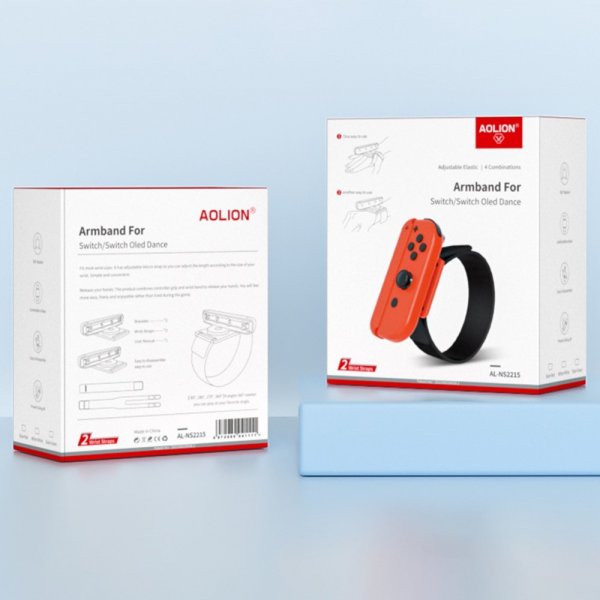 Aolion Nintendo Switch Joy-Con -pyörivä ranneke 2 kpl