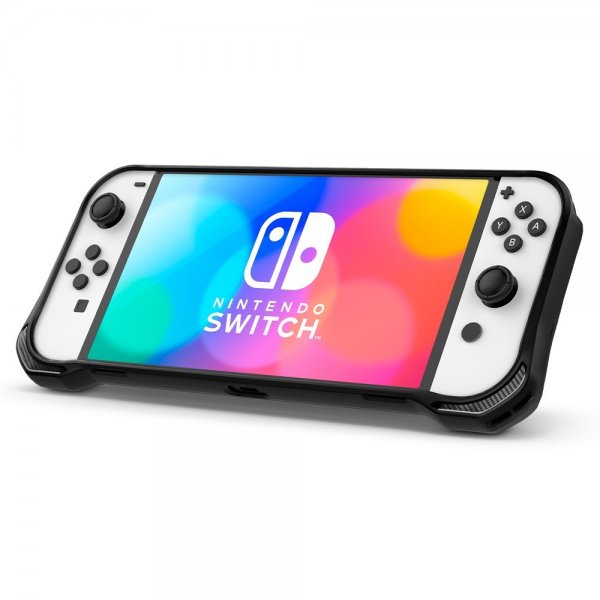 Spigen Nintendo Switch OLED -kuoret, Rugged Armor, mattamusta