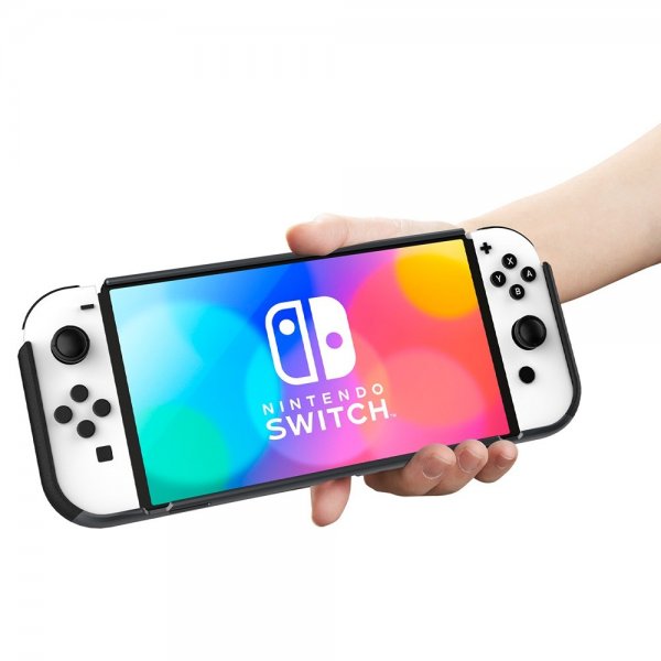 Spigen Nintendo Switch OLED -kuori, Thin Fit, musta