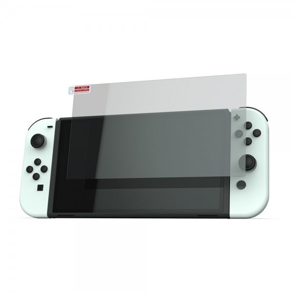 Dobe Nintendo Switch OLED -näytönsuoja karkaistua lasia, 2 kpl