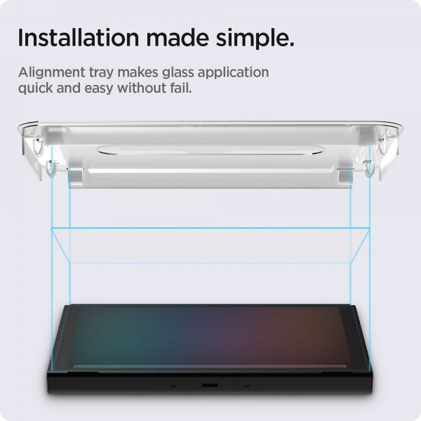 Spigen Nintendo Switch OLED -näytönsuoja GLAS.tR EZ Fit 2-pakkaus