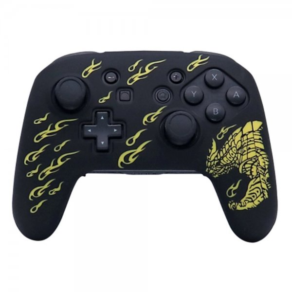 Nintendo Switch Pro -ohjaimen silikonikuori, keltainen