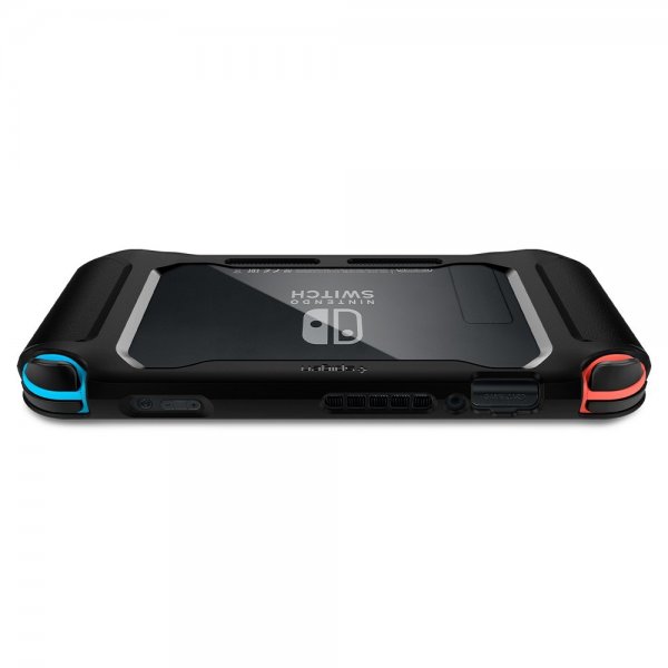 Spigen Nintendo Switch -kuori Rugged Armor mattamusta