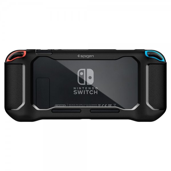 Spigen Nintendo Switch -kuori Rugged Armor mattamusta