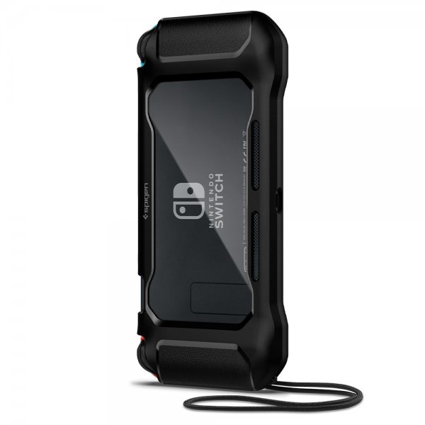 Spigen Nintendo Switch -kuori Rugged Armor mattamusta