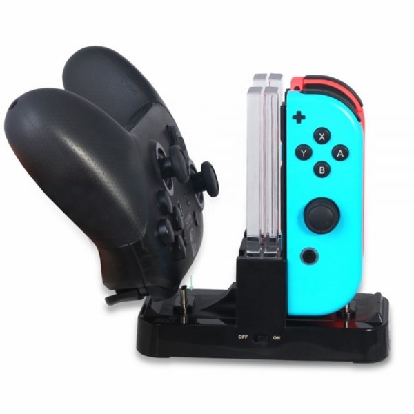 Dobe Nintendo Switch -peliohjainten lataustelakka