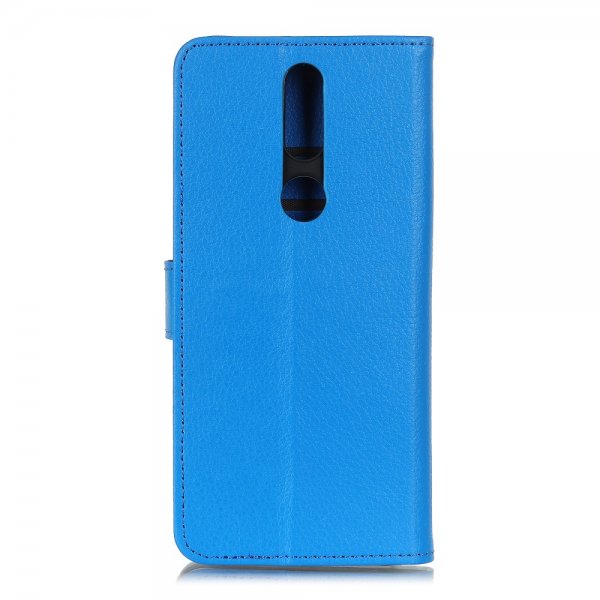 Nokia 2.4 Litsi-nahkakuori Sininen