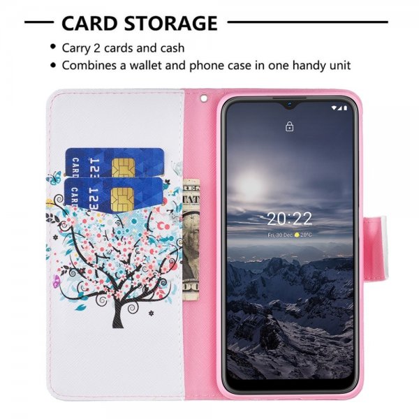 Nokia G11/G21 Suojakuori Kukkapuu