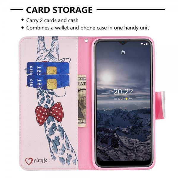 Nokia G11/G21 Suojakotelo Kuosi Kirahvi