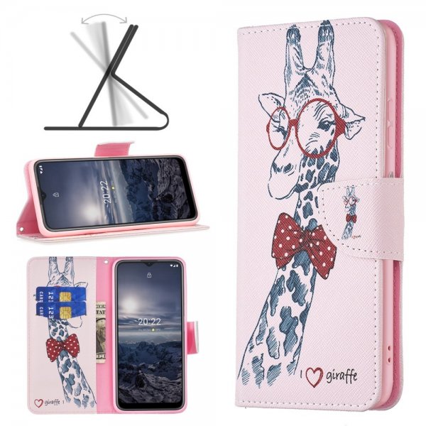 Nokia G11/G21 Suojakotelo Kuosi Kirahvi