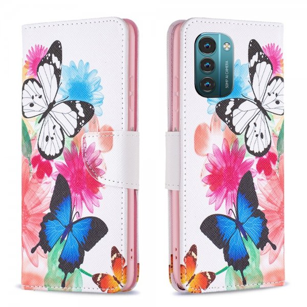 Nokia G11/G21 Suojakotelo Kaksi perhosta -aiheella