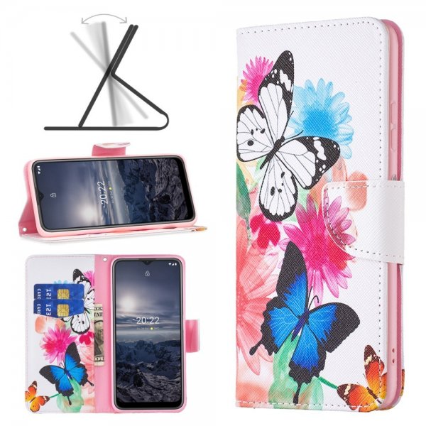 Nokia G11/G21 Suojakotelo Kaksi perhosta -aiheella