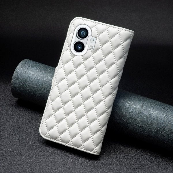 Nothing Phone (1) Kotelo Timanttikuvio Valkoinen