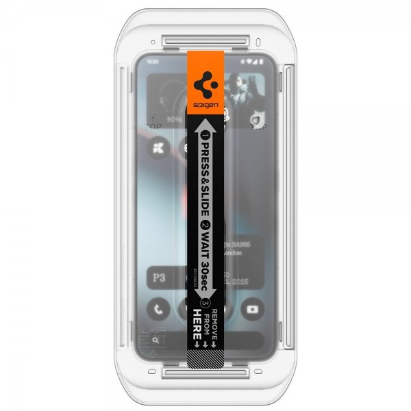 Spigen Nothing Phone 3 -näytönsuoja GLAS.tR EZ Fit 2 kpl