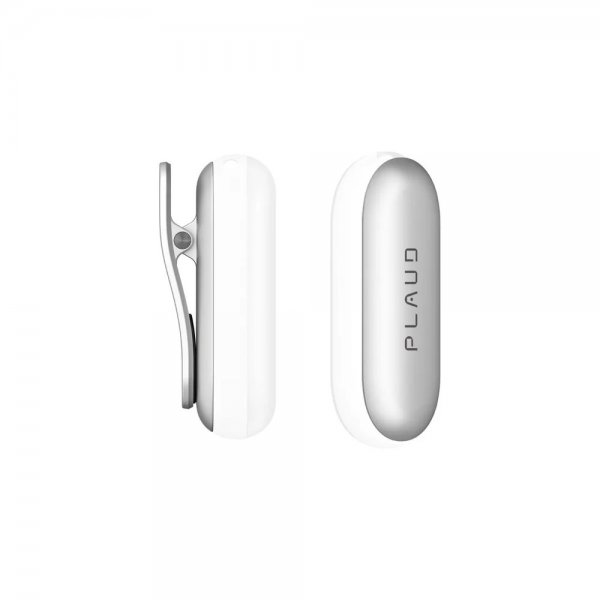 Plaud NotePin puristin ja magneettinen pinni Lunar Silver