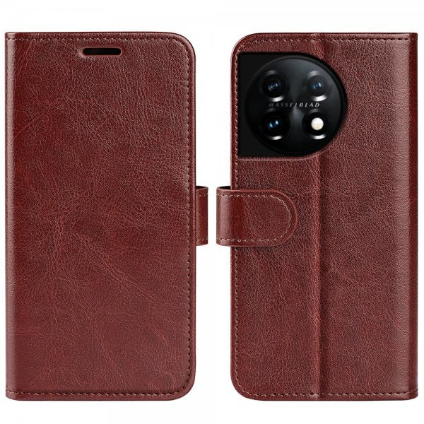 OnePlus 11 Kotelo Nahkarakenne Ruskea