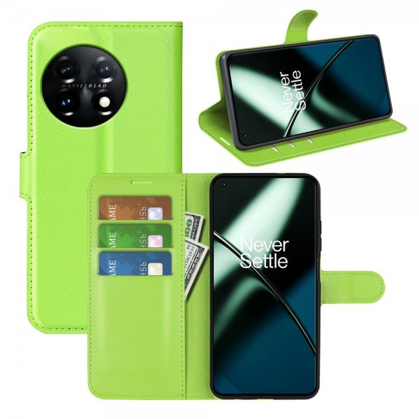 OnePlus 11 Kotelo Litsi Vihreä