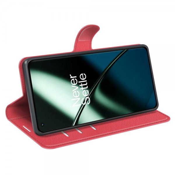 OnePlus 11 Kotelo Litsi Punainen
