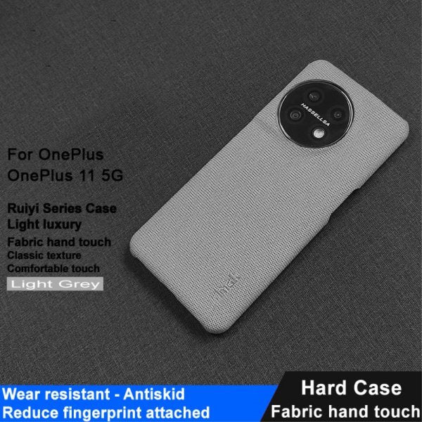 Imak OnePlus 11 Kuoret Ruiyi Series Vaaleanharmaa