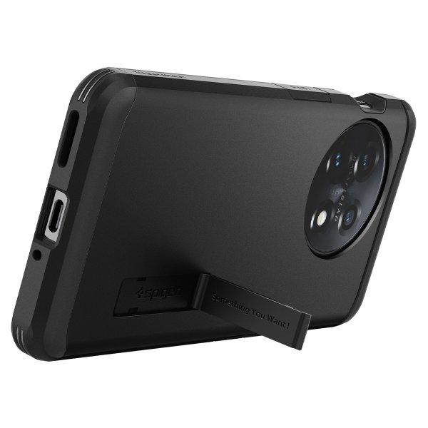 Spigen OnePlus 11 Suojakuori Tough Armor Musta
