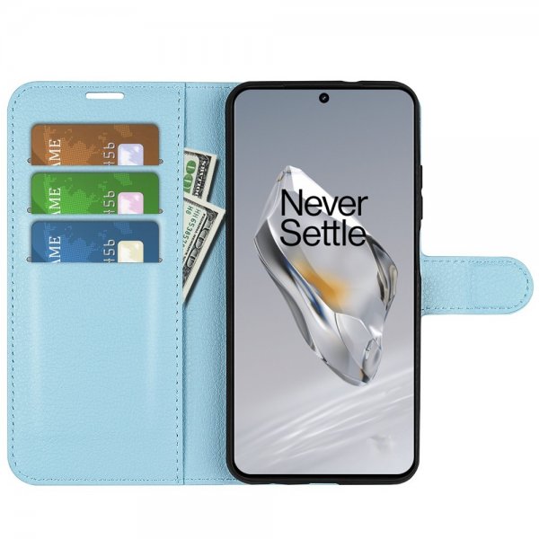 OnePlus 12 Suojakotelo Lychee Sininen