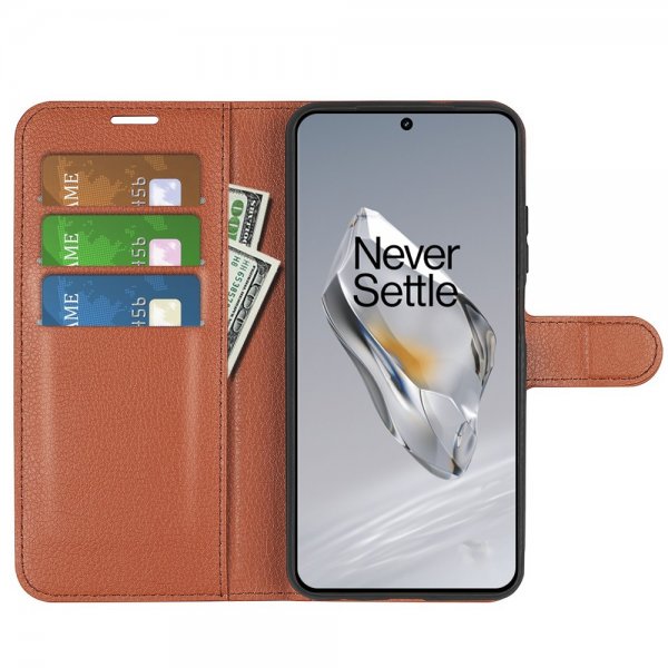 OnePlus 12 Kotelo Litsi Ruskea