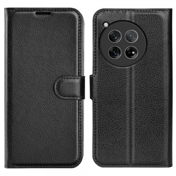OnePlus 12 Suojakotelo Litsi Musta
