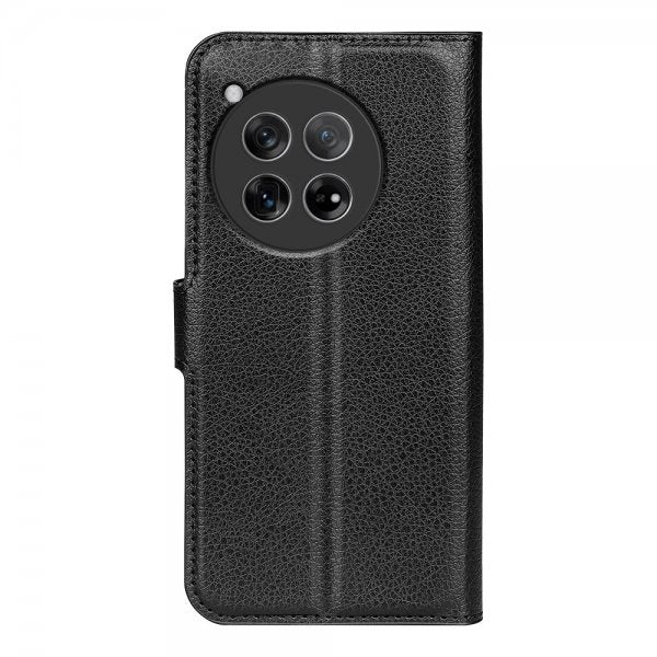 OnePlus 12 Suojakotelo Litsi Musta