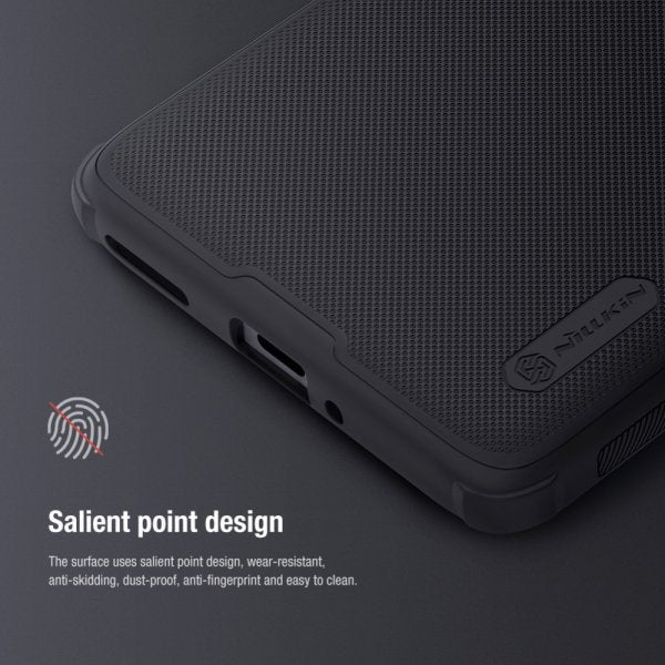 Nillkin OnePlus 12 Suojakuori Super Frosted Shield Pro Sininen