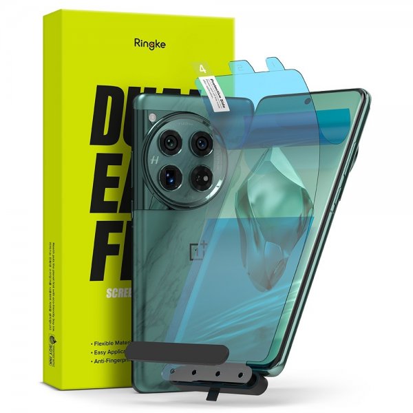 Ringke OnePlus 12 -näytönsuoja Dual Easy Film 2-pakkaus