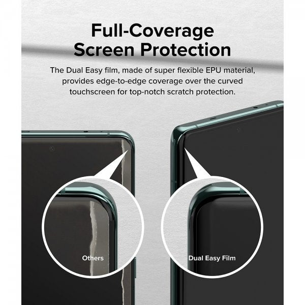 Ringke OnePlus 12 -näytönsuoja Dual Easy Film 2-pakkaus