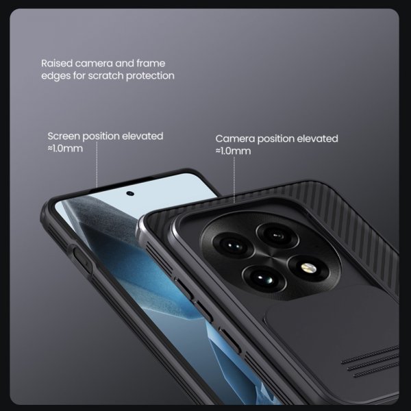 Nillkin OnePlus 13 CamShield Pro -suojakuori, musta