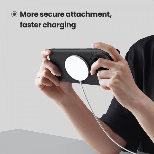 Nillkin OnePlus 13 -kuori Super Frosted Shield Pro MagSafe, musta