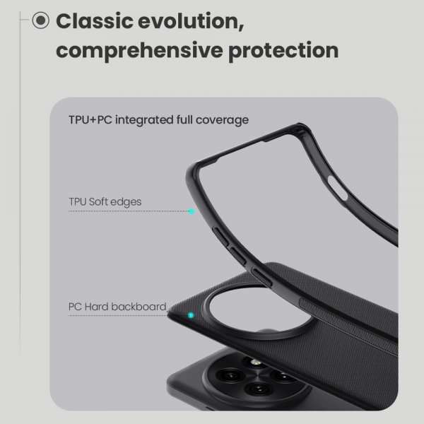 Nillkin OnePlus 13 -kuori Super Frosted Shield Pro MagSafe, musta