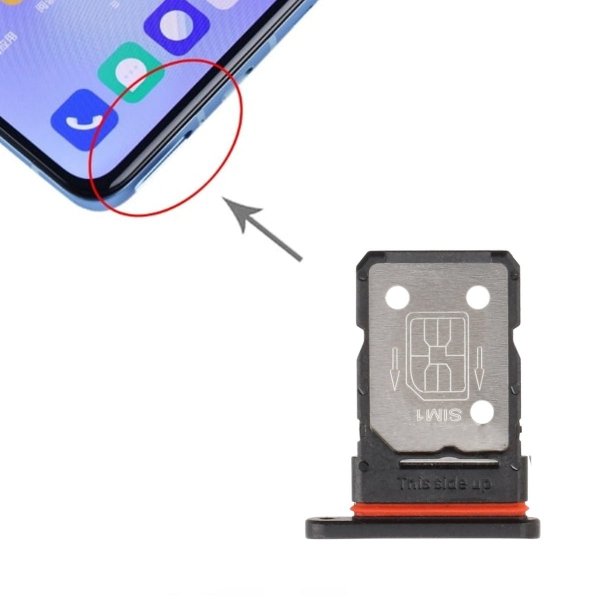 OnePlus 9 SIM-korttipidike - Musta