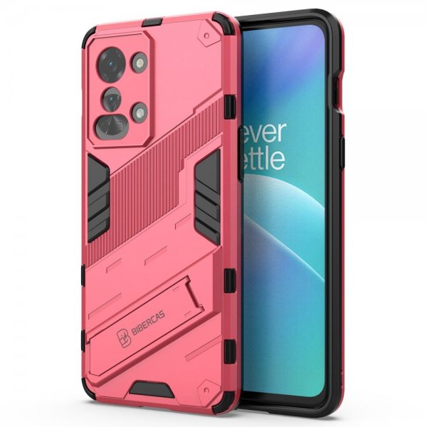 OnePlus Nord 2T Suojakuori Jalustatoiminto Magenta