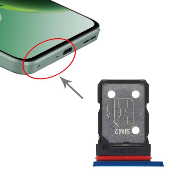 OnePlus Nord 3 5G SIM-korttipidike - Sininen