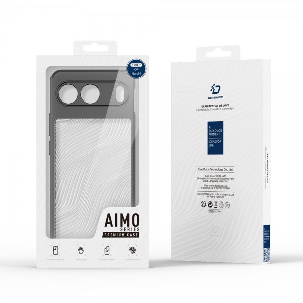 Dux Ducis OnePlus Nord 4 -kuori Aimo Series, musta
