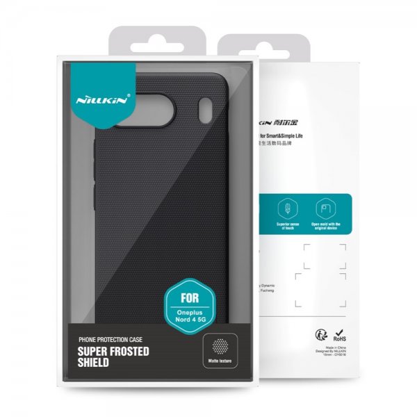 Nillkin OnePlus Nord 4 Kuori Super Frosted Shield Musta