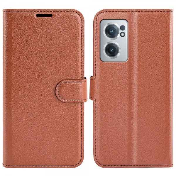 OnePlus Nord CE 2 5G Kotelo Litsi Ruskea
