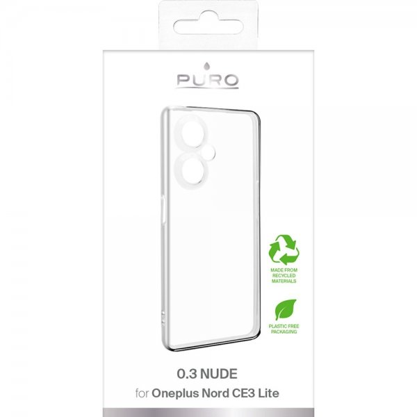 Puro OnePlus Nord CE 3 Lite 5G Suojakuori Nude Transparent