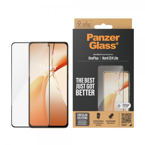 PanzerGlass OnePlus Nord CE4 Lite 5G Näytönsuoja Ultra-Wide Fit
