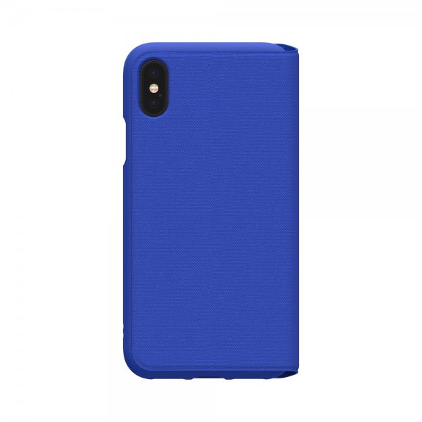 Adidas iPhone X/Xs -kotelo TAI Booklet Case ADICOLOR SS18 Sininen